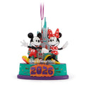 Adorno navideño con luz Mickey y Minnie Mouse – Walt Disney World 2026