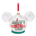 Adorno Esfera de Vidrio Ícono Mickey Mouse Castillo de Fantasyland 2026