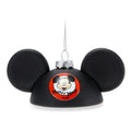 Adorno navideño de vidrio sombrero de orejas Mouseketeer – El Club de Mickey Mouse