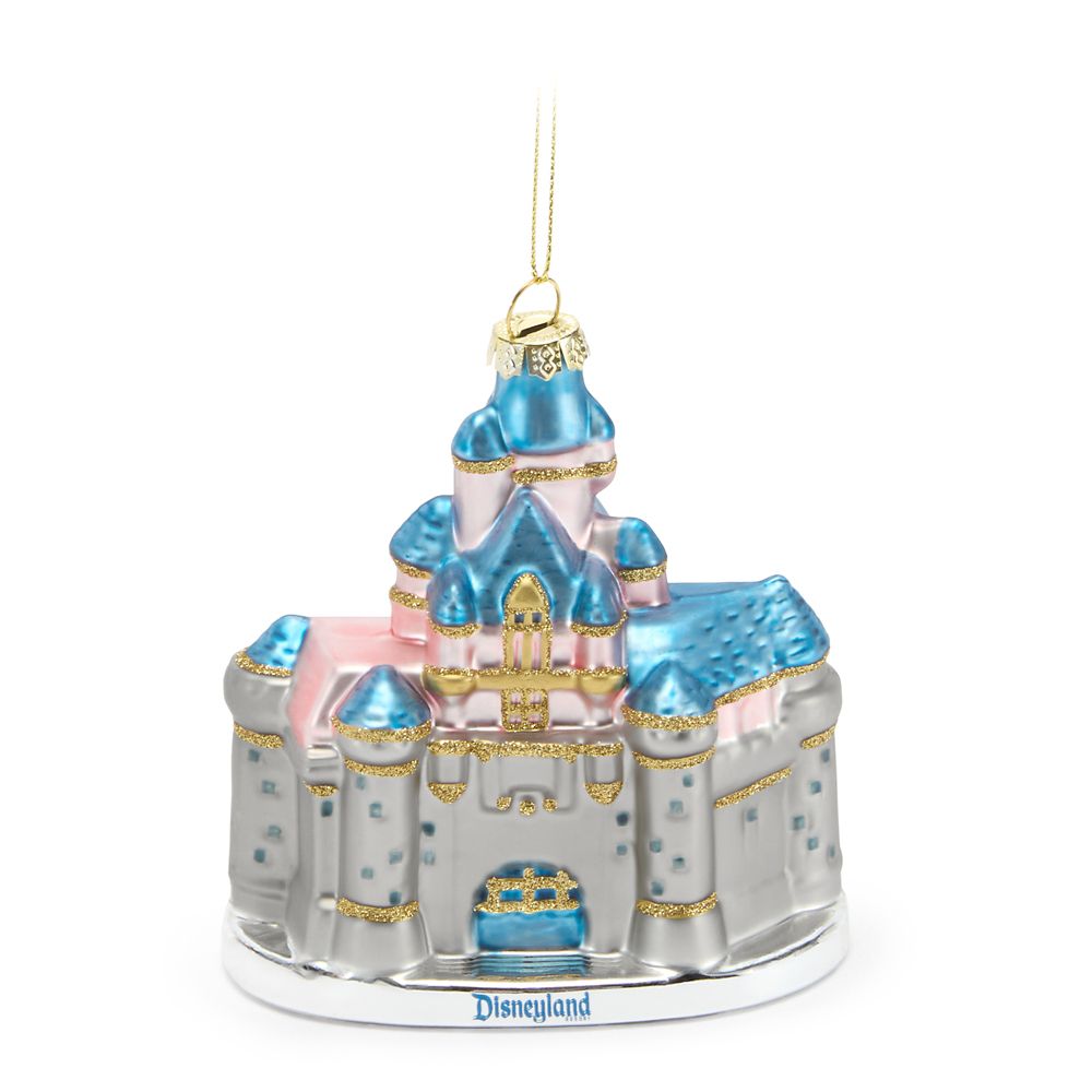 Adorno navideño de vidrio Castillo de la Bella Durmiente – Disneyland