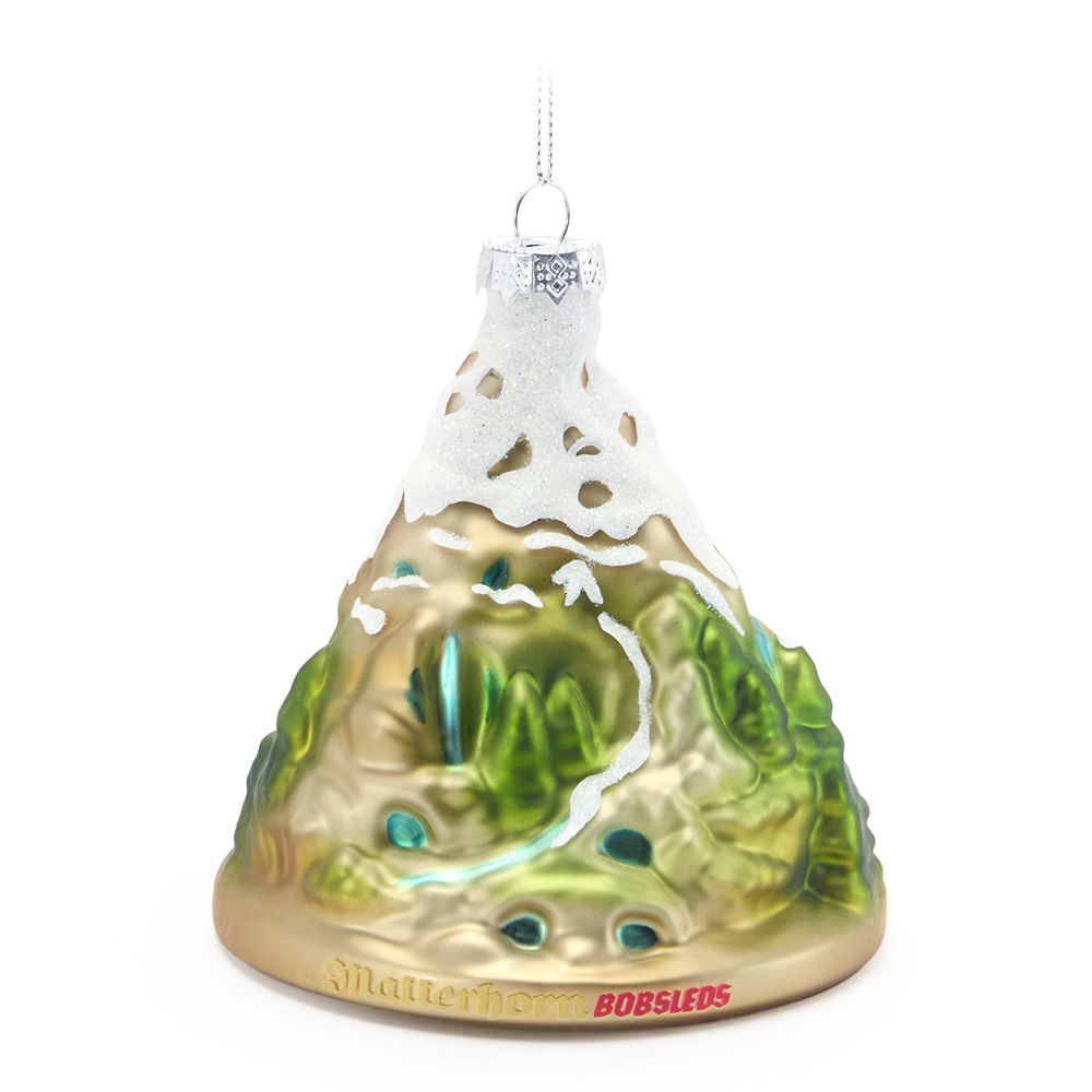Adorno navideño de vidrio Matterhorn Bobsleds – Disneyland