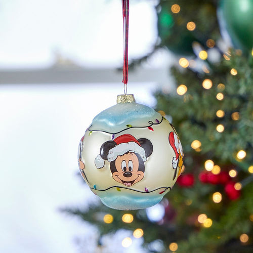 Adorno Esfera de Vidrio Mickey Mouse y sus Amigos