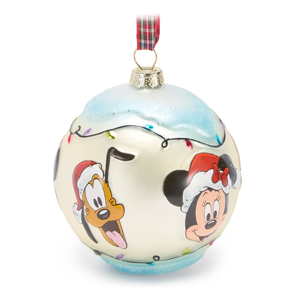 Adorno Esfera de Vidrio Mickey Mouse y sus Amigos