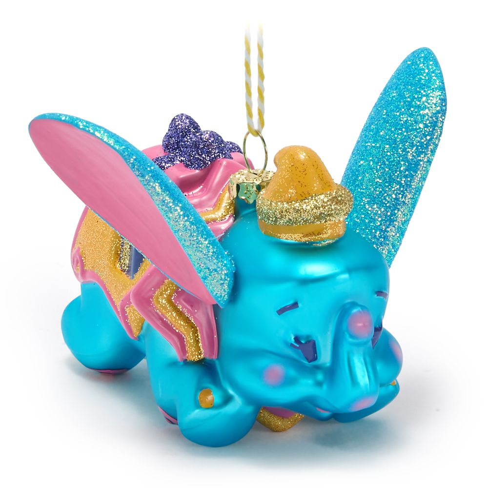 Adorno de Vidrio Dumbo el Elefante Volador