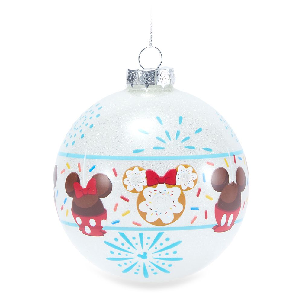 Adorno navideño esfera Mickey y Minnie Mouse Dulces Delicias – Disney Parks