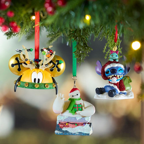 Adorno Figura Santa Stitch con Scrump – Lilo & Stitch