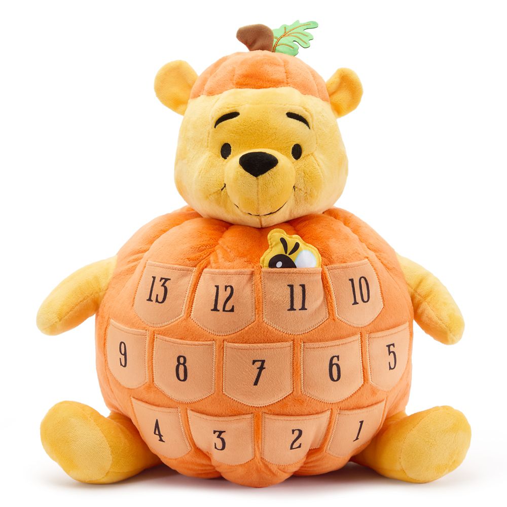 Calendario de cuenta regresiva de Halloween con peluche Winnie Pooh – Grande 17"
