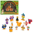 Set de figuritas con calendario de cuenta regresiva de Halloween Disney