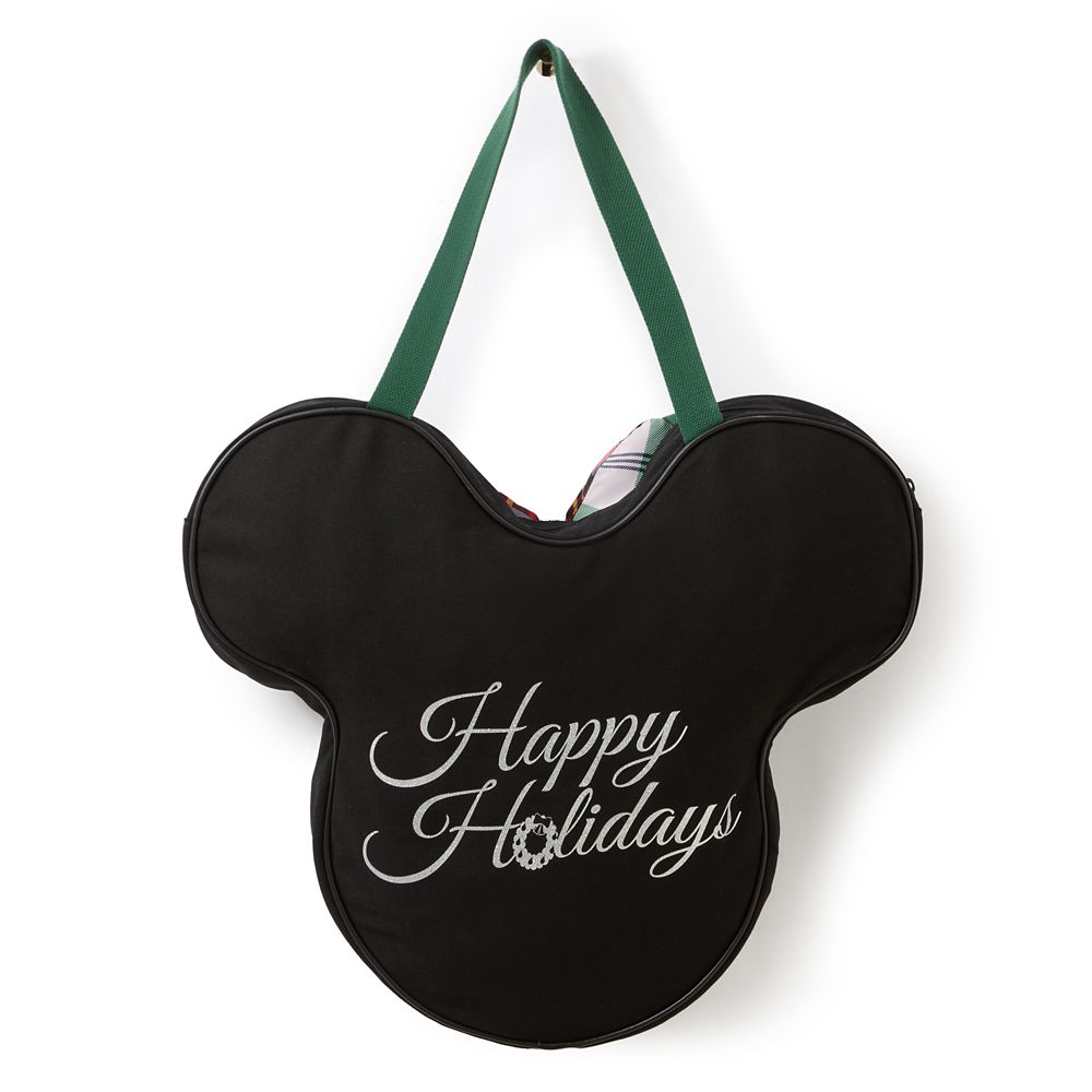 Tote bag navideño de lona Minnie Mouse carita grande