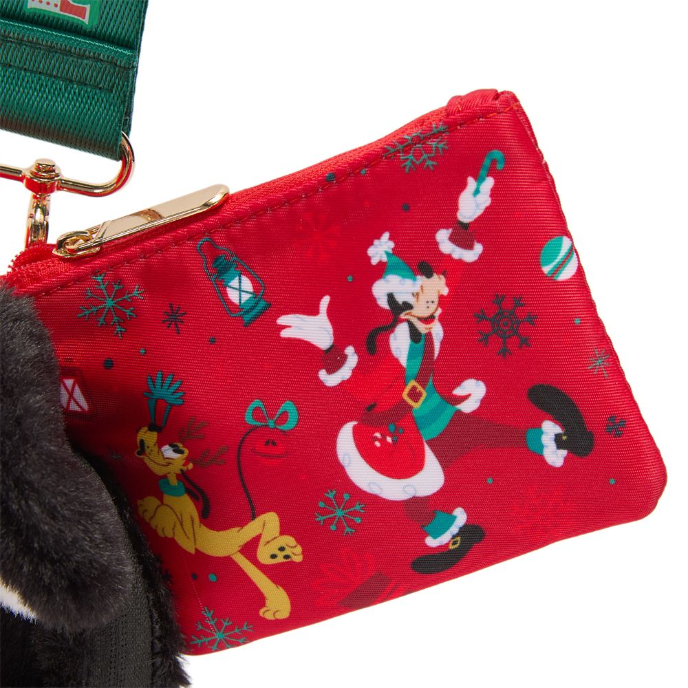Monedero con muñequera de peluche Santa Mickey Mouse y amigos