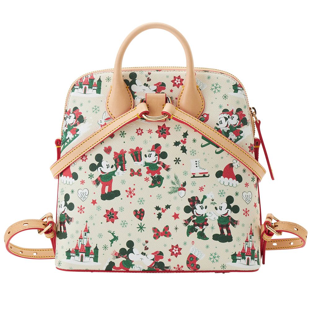 Mochila navideña Mickey y Minnie Mouse Dooney & Bourke (exclusiva)