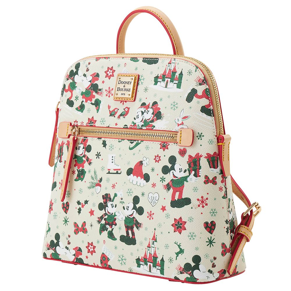 Mochila navideña Mickey y Minnie Mouse Dooney & Bourke (exclusiva)