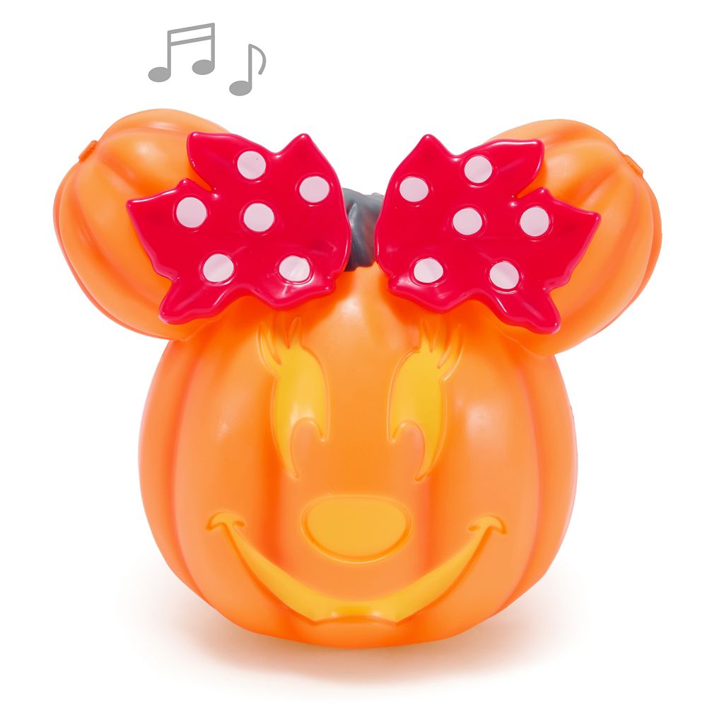 Calabaza tallada con luz y sonido Minnie Mouse – Pequeña 7''