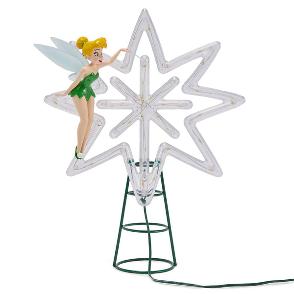 Adorno con luz para punta de árbol de Navidad Campanita – Peter Pan