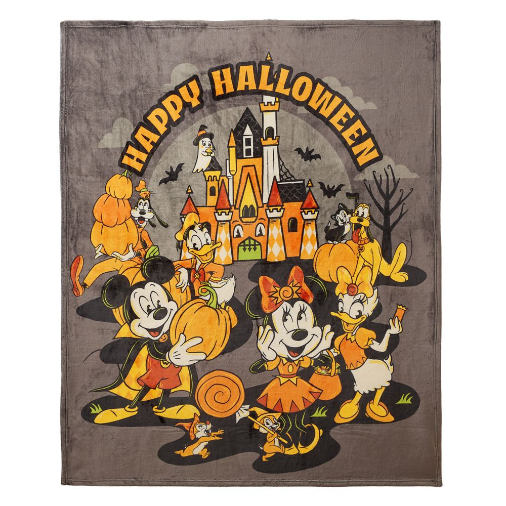 Manta de polar Halloween Mickey Mouse y sus amigos
