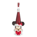 Adorno navideño de vidrio Minnie Mouse como Mamá Noel