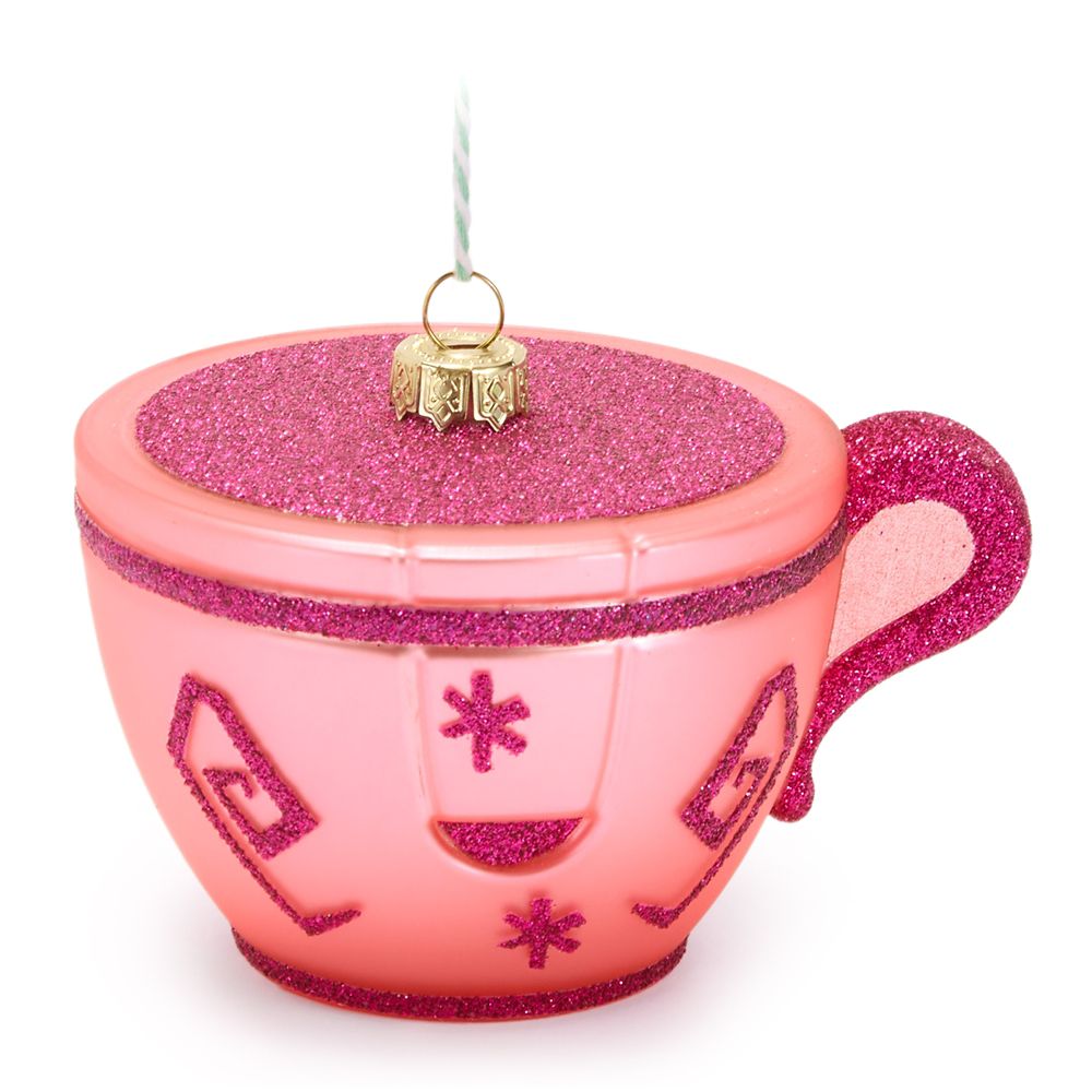 Adorno navideño de vidrio taza de té – Mad Tea Party – Alicia en el País de las Maravillas