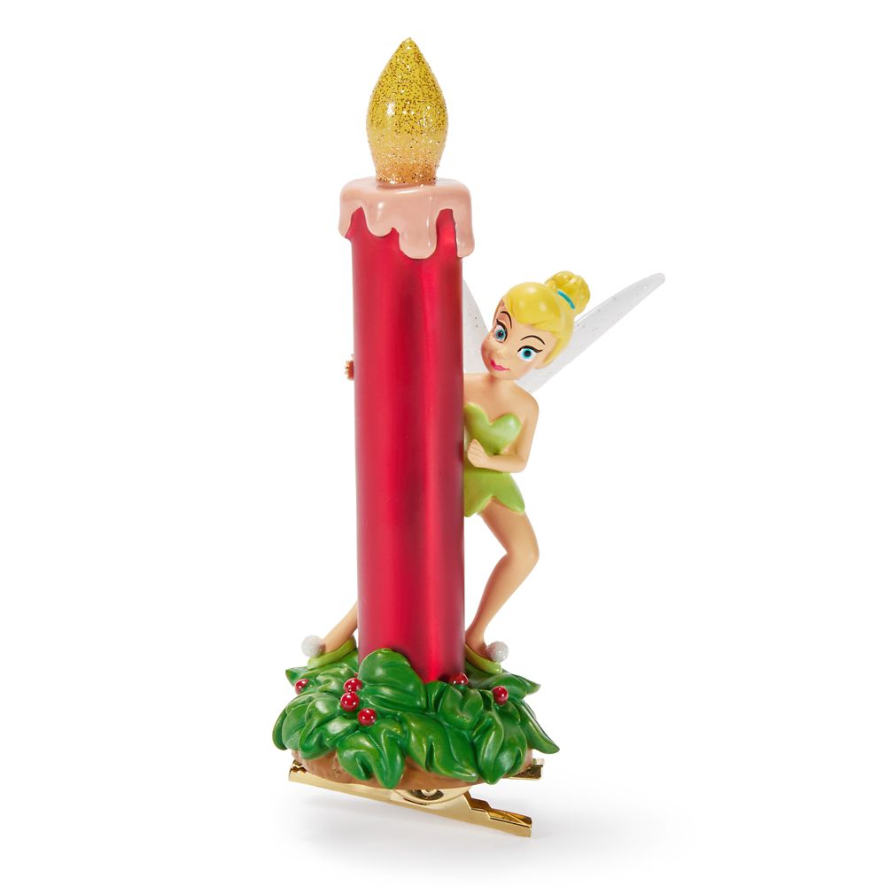 Adorno navideño con clip Campanita con vela – Peter Pan