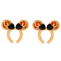 Aros de cintillo con orejas de Halloween Minnie Mouse por Girls Crew