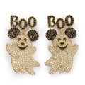Aros de Halloween de fantasma "Boo" Mickey Mouse por BaubleBar