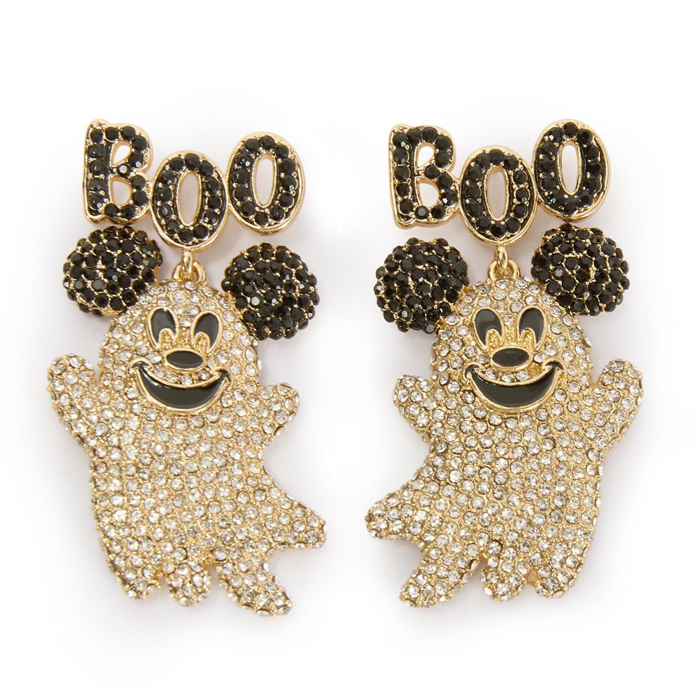 Aros de Halloween de fantasma "Boo" Mickey Mouse por BaubleBar