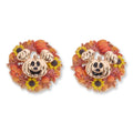 Aros de Halloween de corona de calabazas Mickey Mouse