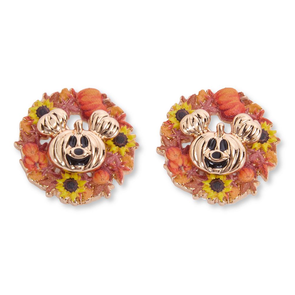 Aros de Halloween de corona de calabazas Mickey Mouse