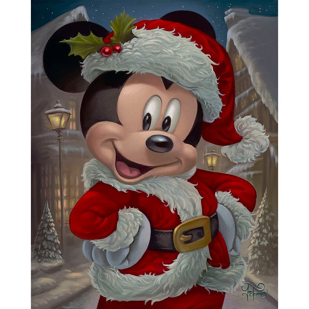 Lienzo de galería "Mickey Alegre" Mickey Mouse por Jared Franco