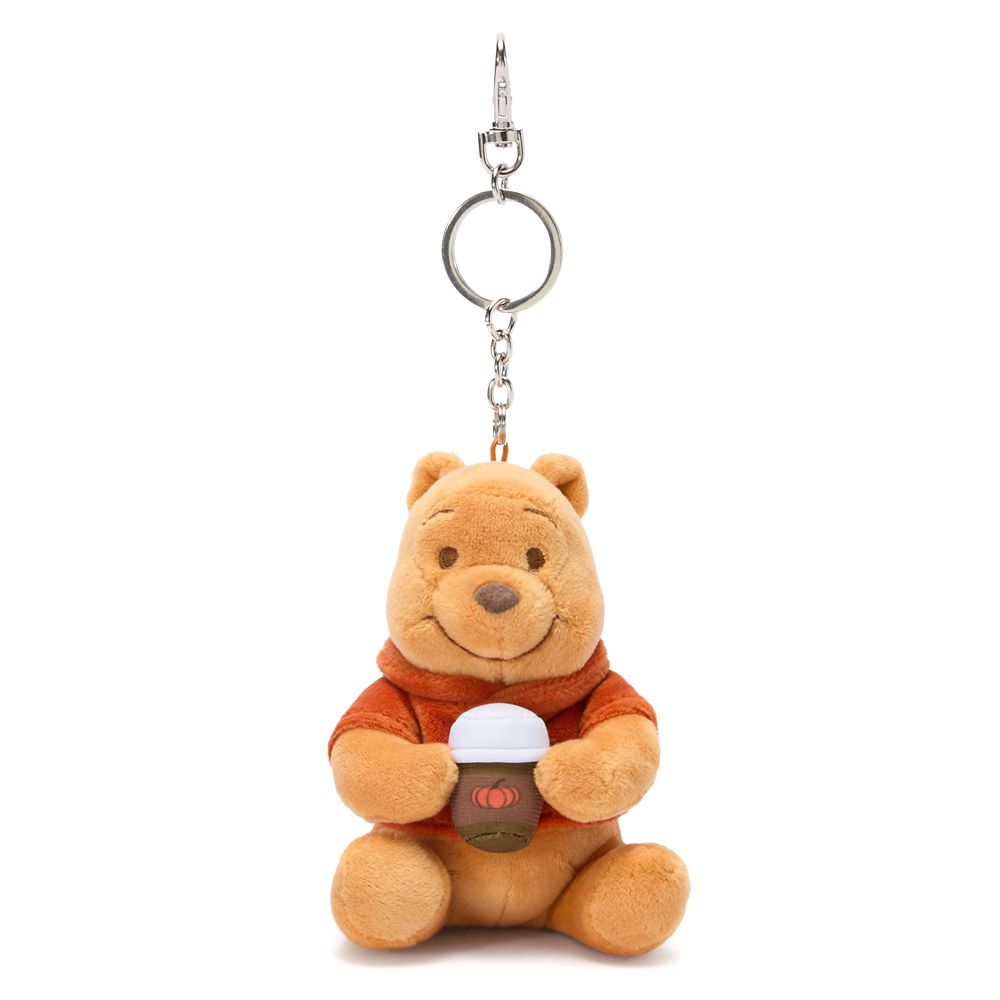 Llavero de peluche para bolso Winnie Pooh "Vibras de otoño" – 4 1/2"