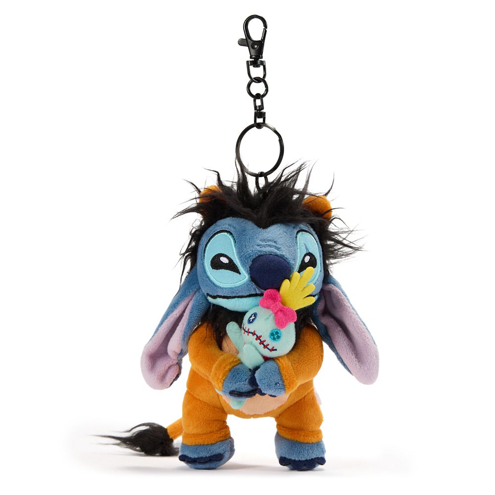 Llavero de peluche para bolso Stitch como Scar – El Rey León – Villanos de Disney – 6"