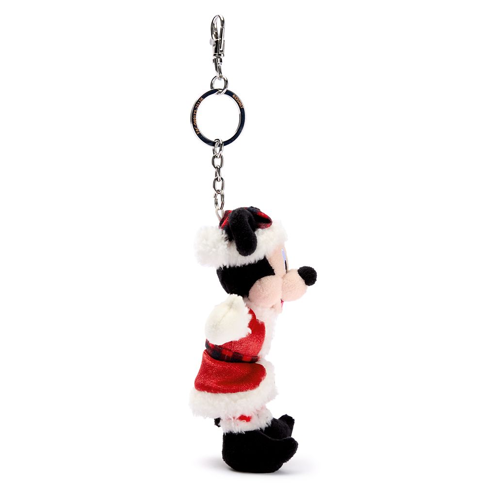 Llavero charm de peluche Santa Mickey Mouse