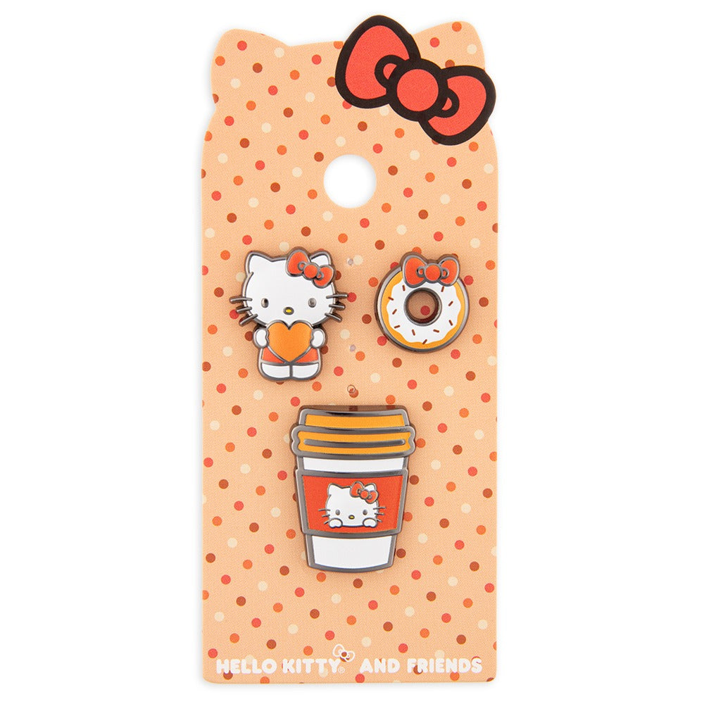 Set de 3 pines Hello Kitty Pumpkin Spice