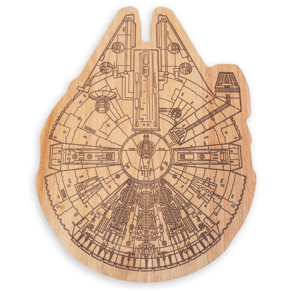 Tabla de madera para servir Millennium Falcon – Star Wars
