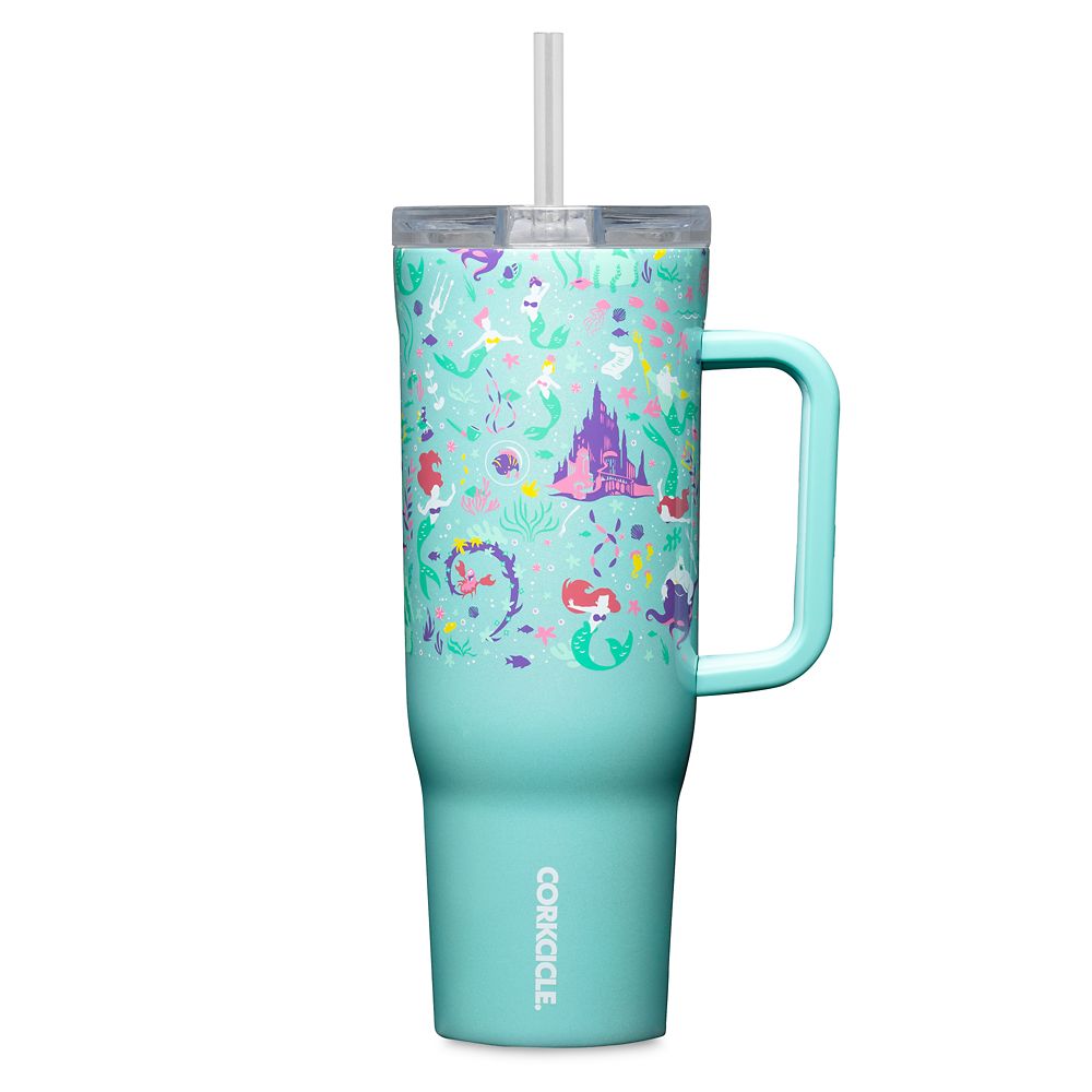 Vaso Cruiser de acero inoxidable con bombilla Ariel por Corkcicle – La Sirenita
