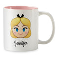 Taza bicolor Alice Emoji