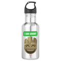 Botella de agua Emoji de texto "Yo soy Groot"