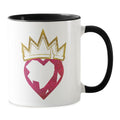 Taza de café Descendientes 2 corazón y corona