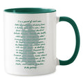 Taza de café con cita de Princesa Leia