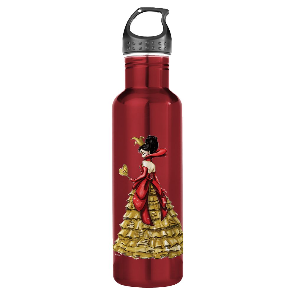 Botella de agua Reina de Corazones – Colección de Diseñador Arte de Villanos de Disney
