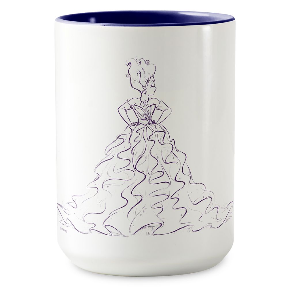 Taza de café bicolor Úrsula – Colección de Diseñador Arte de Villanos de Disney