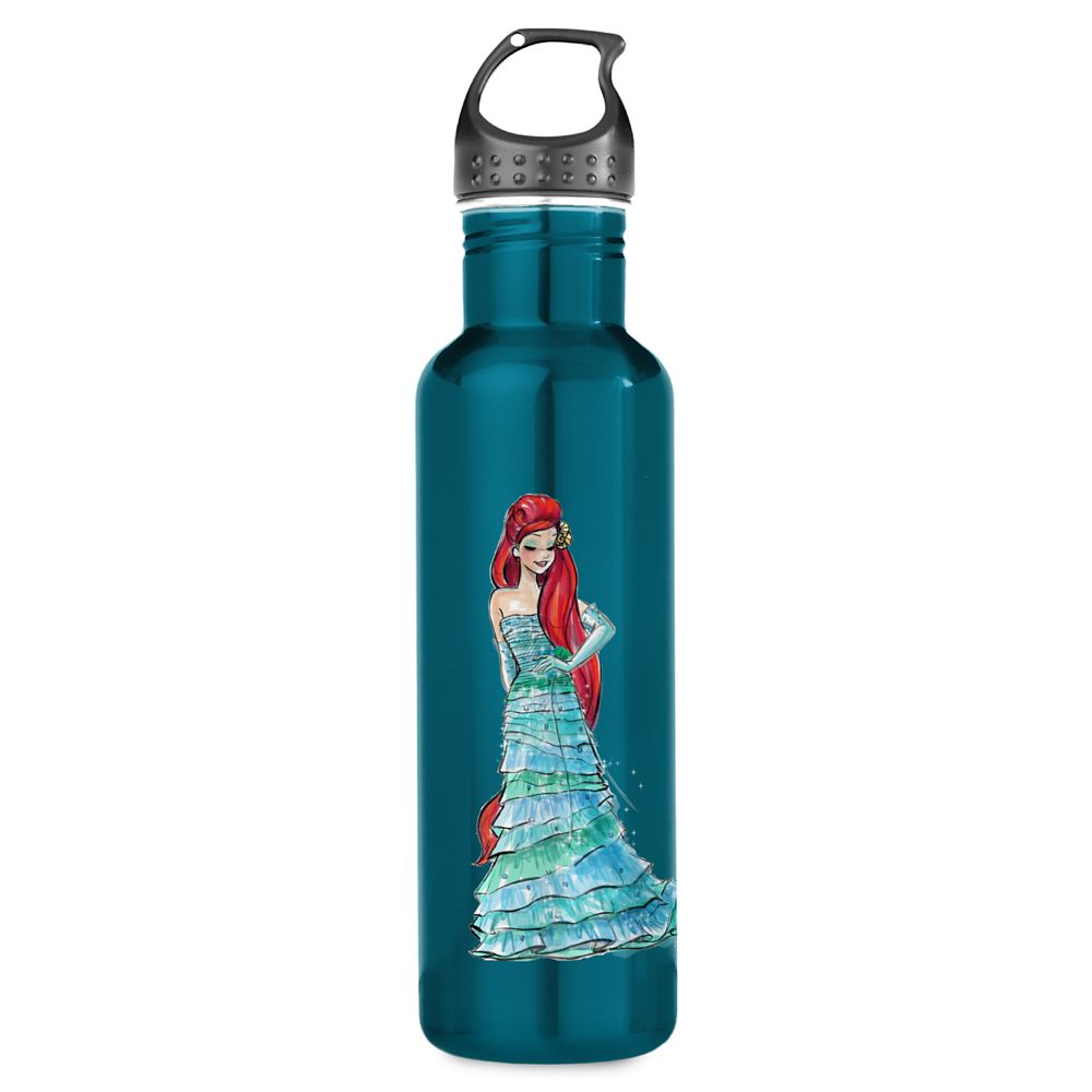 Botella de agua Ariel – Colección de Diseñador Arte de Princesas