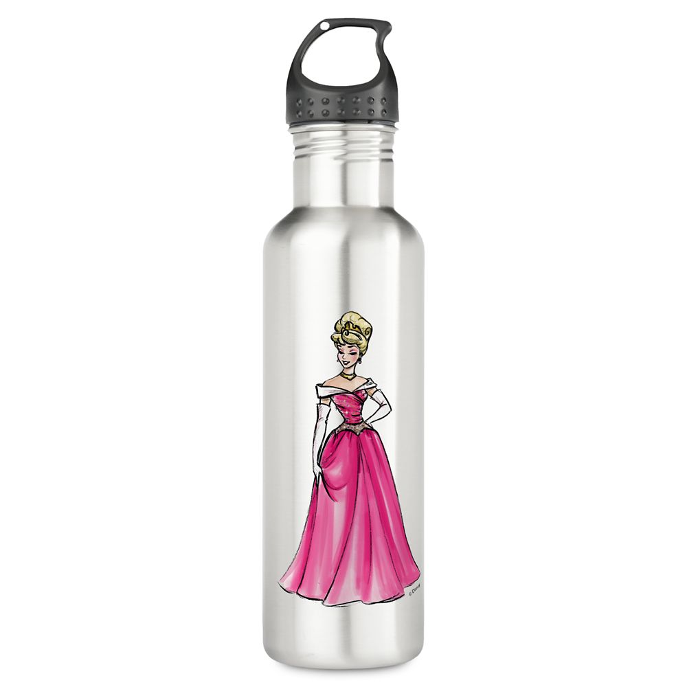 Botella de agua Aurora – Colección de Diseñador Arte de Princesas