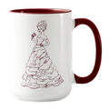 Taza Belle – Colección de Diseñador Arte de Princesas