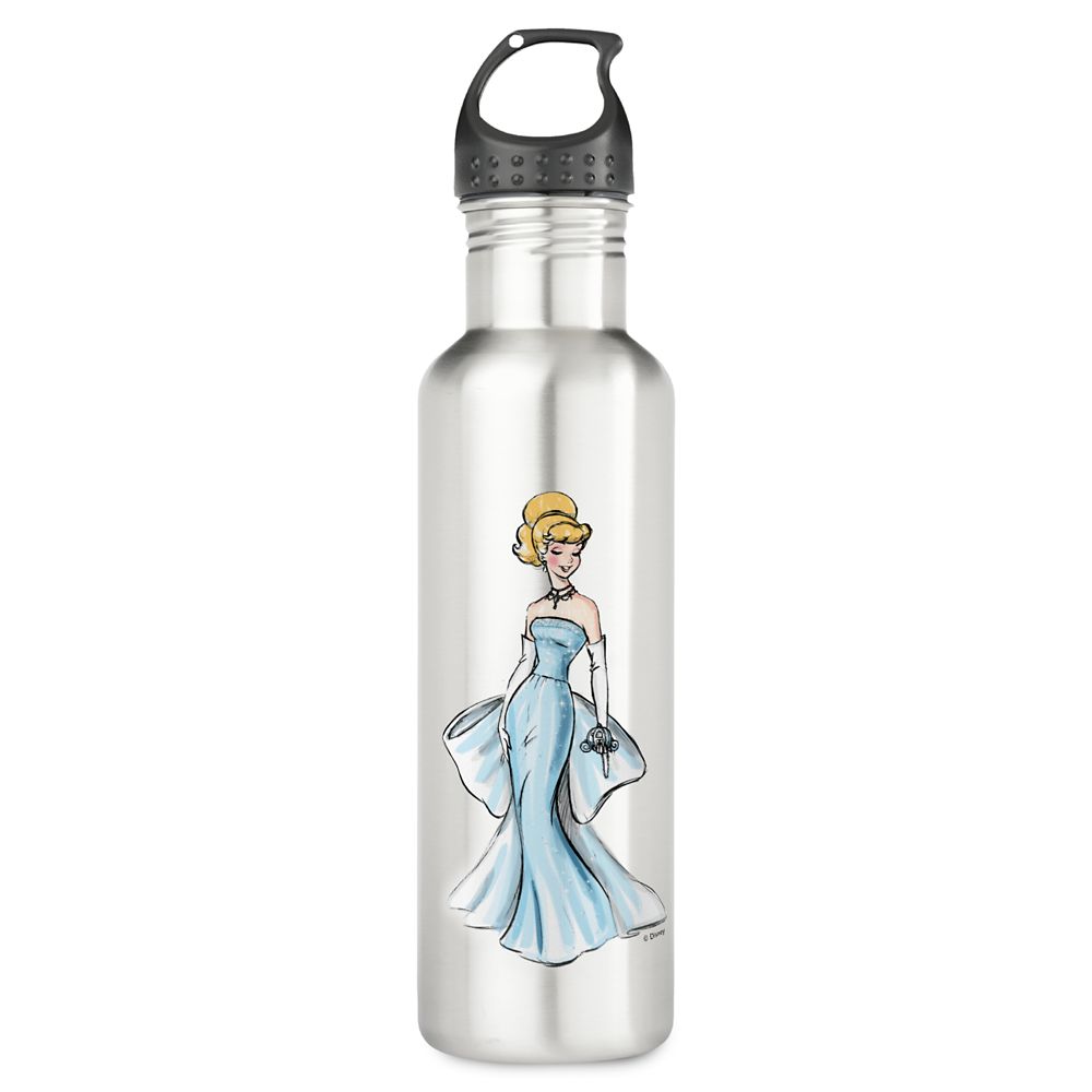 Botella de agua Cenicienta – Colección de Diseñador Arte de Princesas