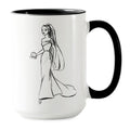 Taza Pocahontas – Colección de Diseñador Arte de Princesas