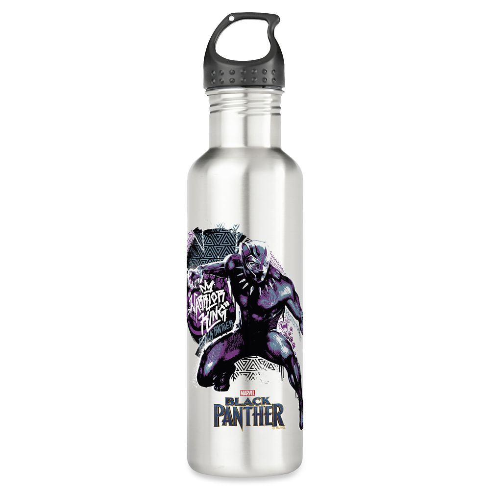 Botella de agua Pantera Negra Rey Guerrero