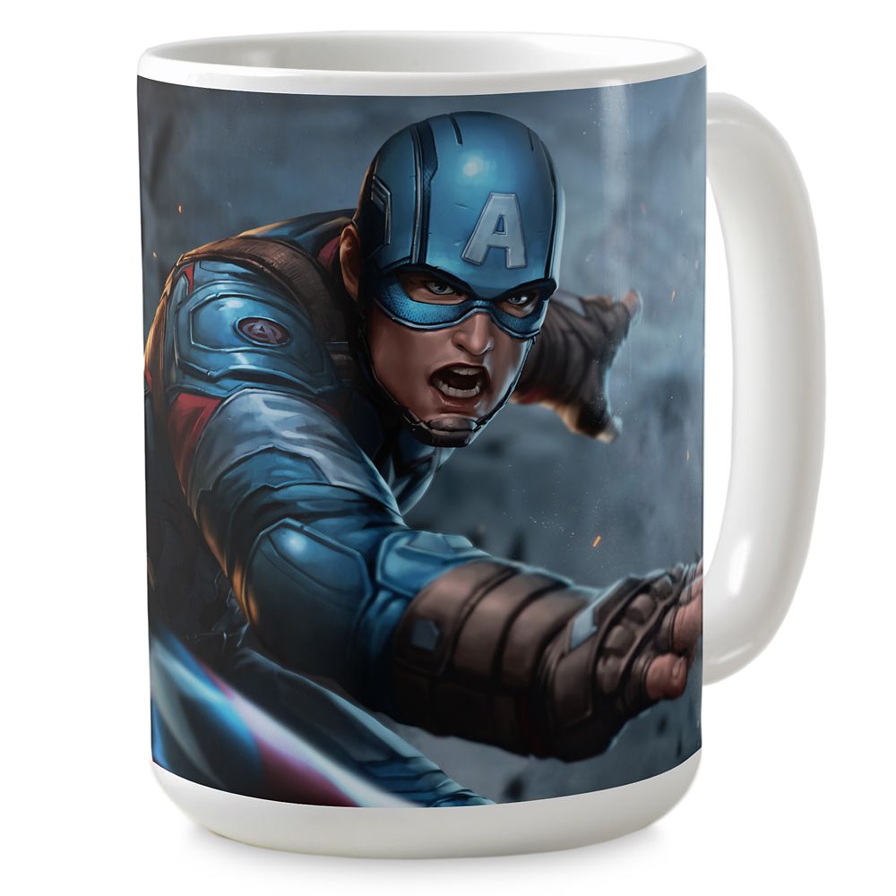 Taza de café escudo del Capitán América – Marvel Future Fight