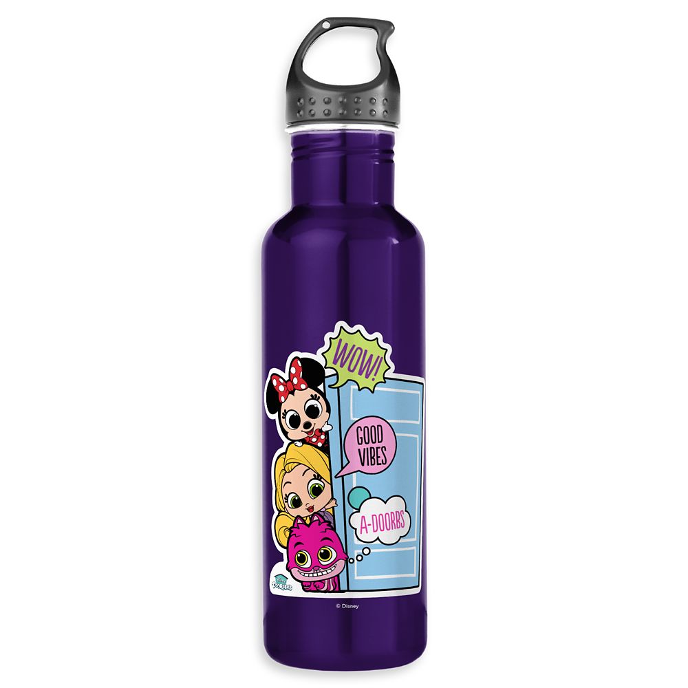 Botella de agua de acero inoxidable Disney Doorables Buena onda