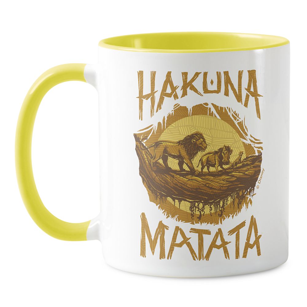 Taza diseño xilografía "Hakuna Matata" – El Rey León 2019