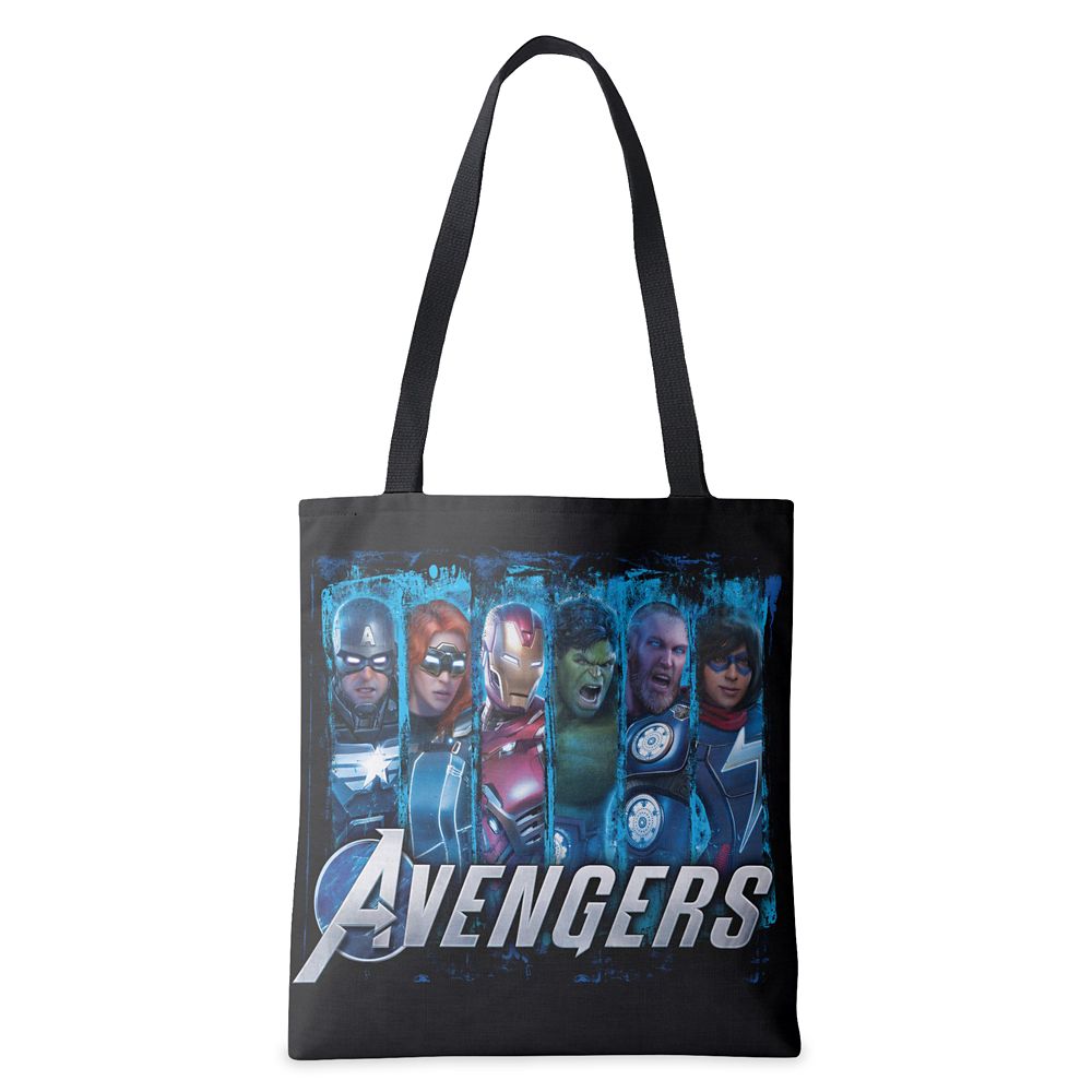 Tote bag Avengers con el equipo sobre el logo